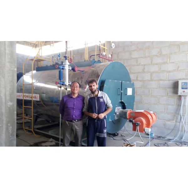 Horizontal Oil Steam Boiler Diesel Fired Package Boiler 500Hp For Laundry