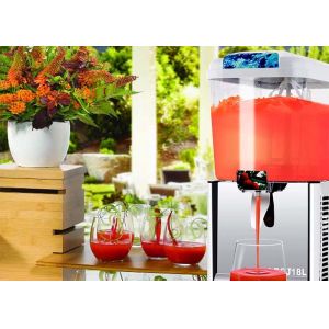 CE plastic and stainless steel electric cold drink juice dispenser