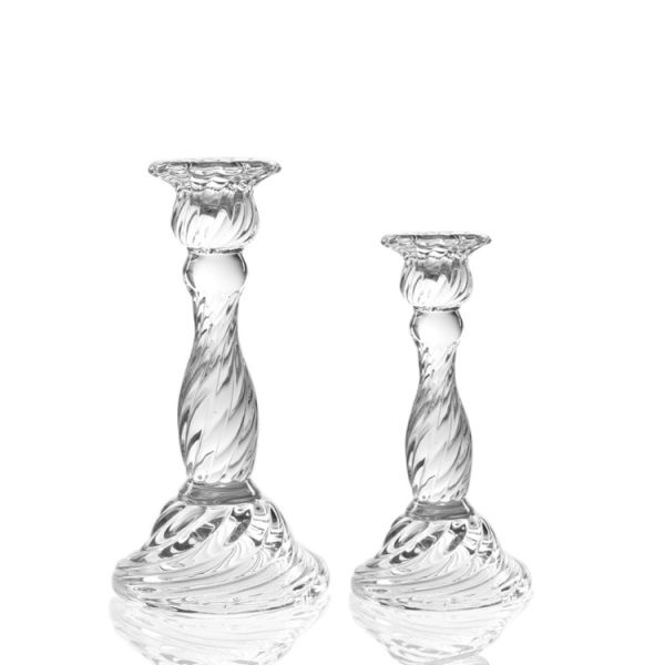 Buy Hot sales customized clear crystal glass candelabra candlestick holder at wholesale prices