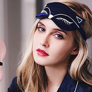 Travel 9x21cm Mulberry Silk Sleep Mask Blindfold For Sleeping