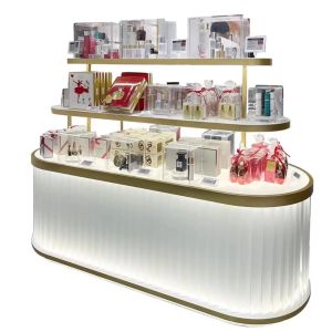 Fashion Anti Rust Luxury Display Cabinets Hardware Showcase Cosmetic Display