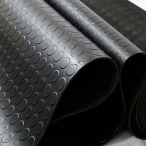 E-Purchasing 3mm Thick Rubber Floor Rubber Mat 16.4 X 3.3 Fts Rubber Stall Mats