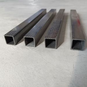 Flexibility 2x2 Carbon Fiber Square Tube Twill Fabric Easy Machinability