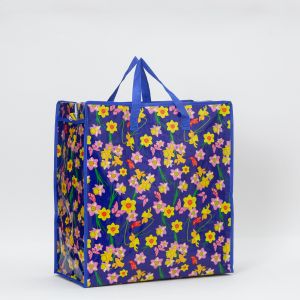 PP Material Structure Zip Shopping Bags With Customized Size Printing Design