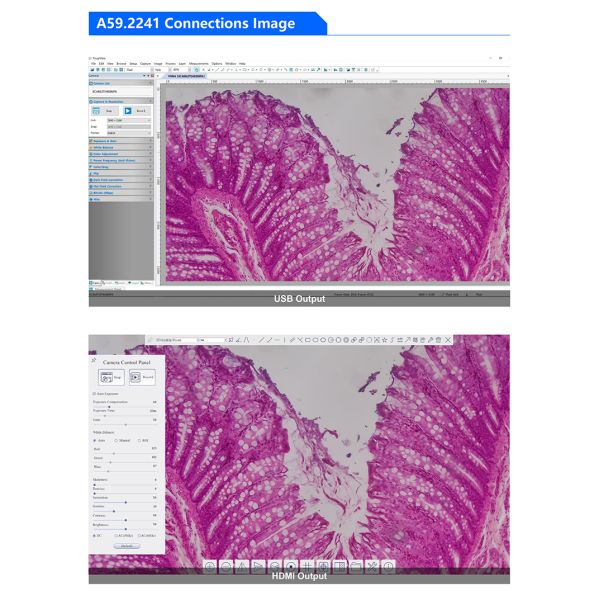OPTO EDU A59.2241 4K 8.0M HDMI+USB+SD Digital Camera For Microscope