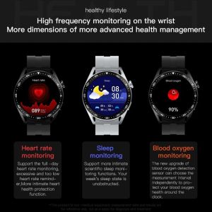 Pro Smart Watch Hombre Heart Rate Blood Pressure Health Monitoring NFC Pro