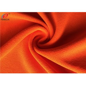 China Reflective Polyester Fluorescent Material Fabric Brushed Uniform Fabric For Garment on sale