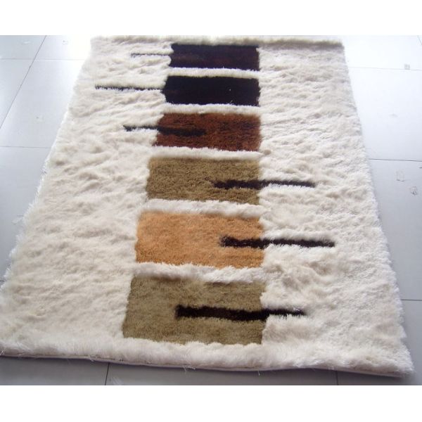 Buy Polyester Silk Shaggy Carpet Modern Design Good Quality Home Rug at wholesale prices