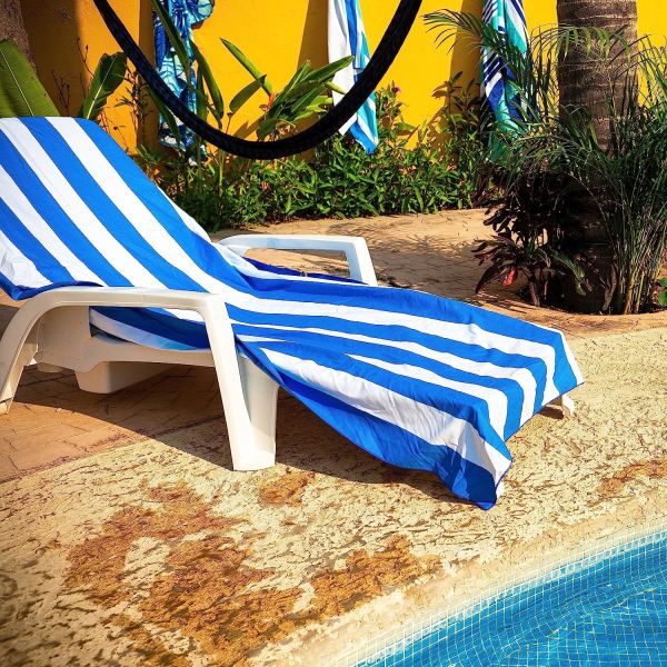 High Durability Bulk Design Microfiber Stripe Beach Towel Printed Style