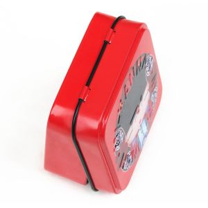 Customized Square empty cosmetic containers With Special Hinge Lid