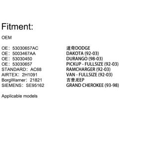 JS.BUSINESS idle air control valve for Jeep Grand Cherokee ZJ 1993-1998 & Jeep