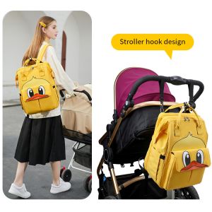 420d Waterproof Mommy Diaper Bag With Foldable Crib Anti Theft