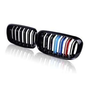 China Gloss Matt ABS Black Plastic Car Hood Front Kidney Grill on sale