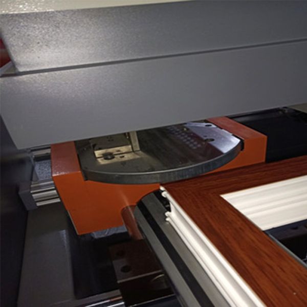 UPVC DOOR WINDOW MANUFACTURING MACHINE UPVC CNC CORNER CLEANING MACHINE TWO HEAD WELDING MACHINE