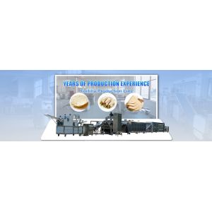 Dust Resistant 21kw Adjustable Arabic Bread Line Round Shape