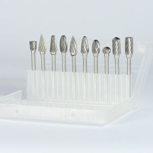 10PCS 2.35mm Shank Tungsten Carbide Rotary Burr for Metal Polishing and