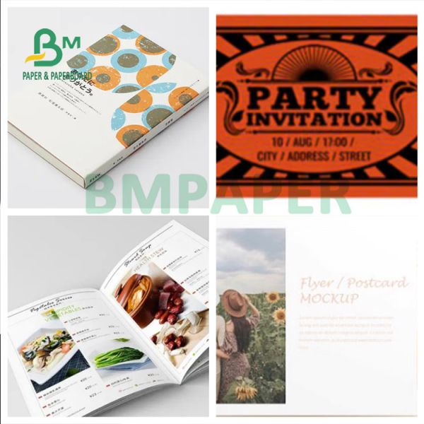 115gsm 128gsm High Glossy Two Sides Coated Couche Paper for Postcards 115gsm 128gsm High Glossy Two Sides Coated Couche Paper for Postcards