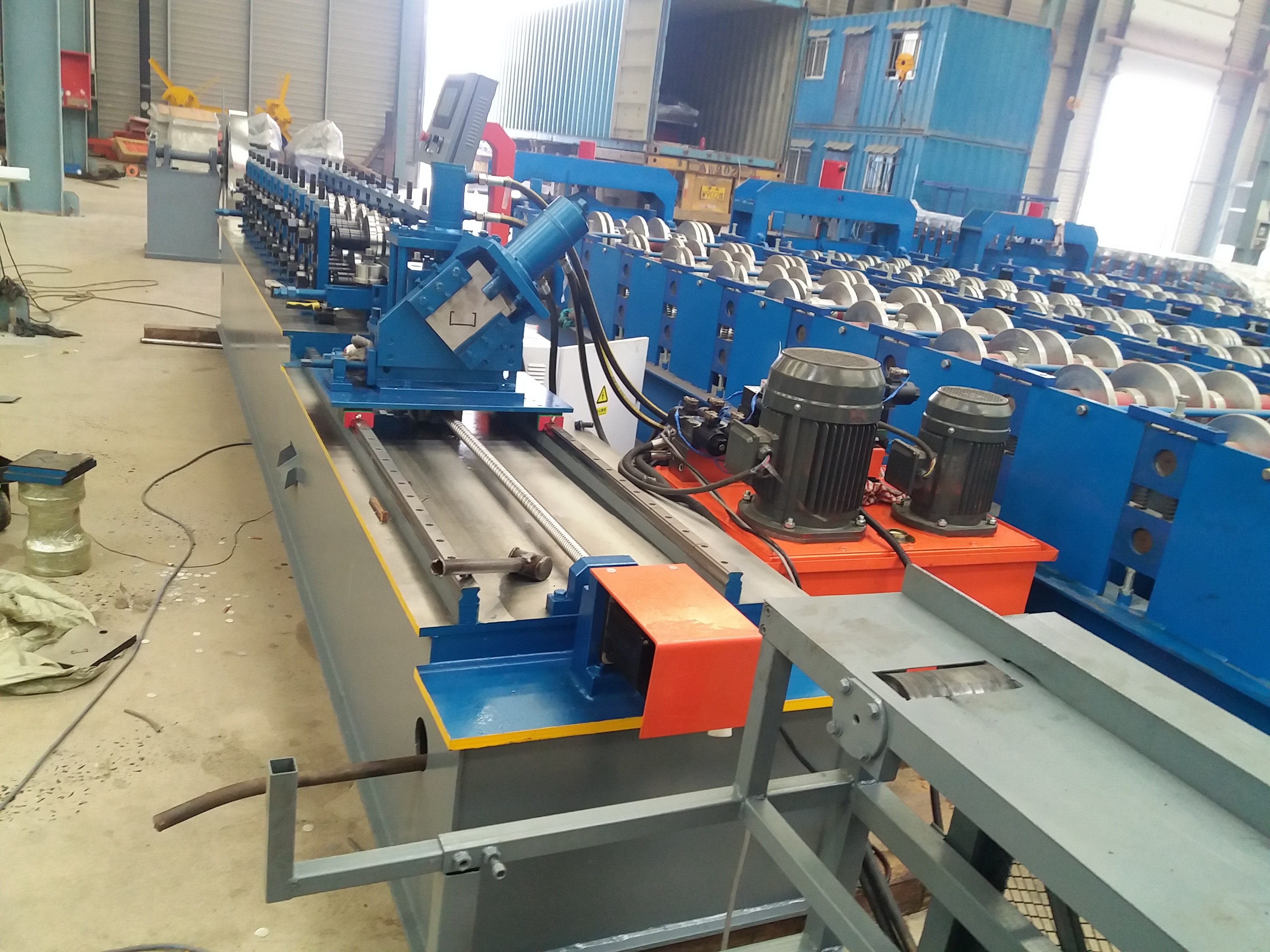 Drywall Partation House Framing Cold Roll Forming Machine For Stud Sections With