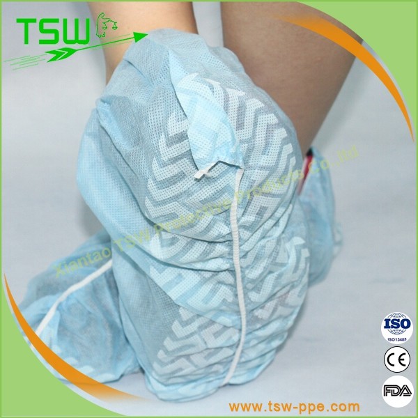 Buy 15x36cm 17x41cm Anti Skid Nonwoven Shoe Cover at wholesale prices