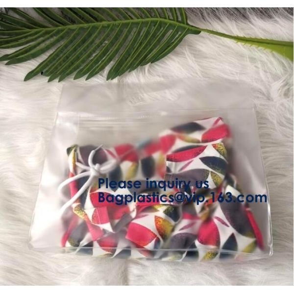 Slider Zipper Pvc Pouch Clear Vinyl Pvc Zip lockk Bag,Package Vinyl Transparent Pvc Bag Cosmetic Packing Bagease