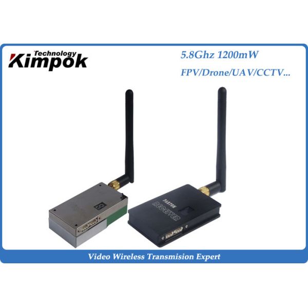 Buy 1200mW Analog Video Transmitter 5.8Ghz , HDMI Wireless CCTV Video Transmitter at wholesale prices