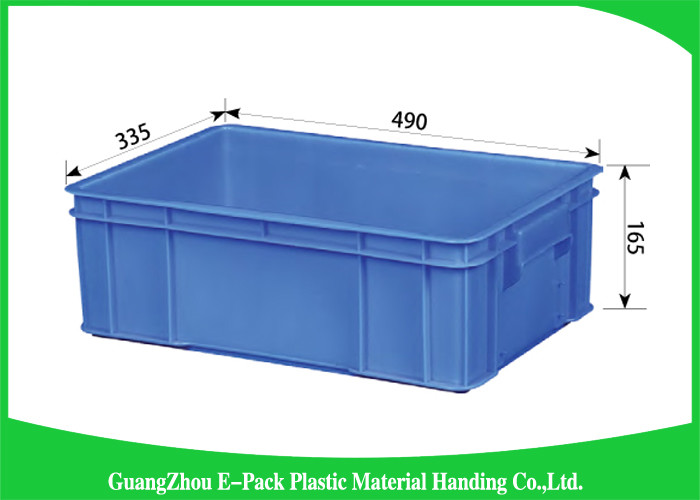 Quality Plastic Storage Crates For Packaging , Leakproof Large Plastic Storage Boxes for sale