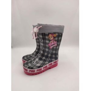 Matt Or Shiny Finish Kids Rain Boots Childrens Wellies For Spring Summer Water