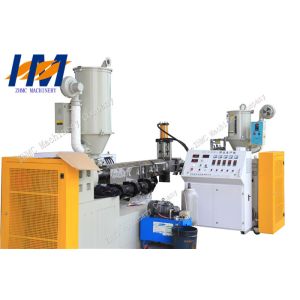 China Solar Panel Connection Plastic Profile Extrusion Line , PC PMMA UPVC Profile Extrusion Machine on sale China Solar Panel Connection Plastic Profile Extrusion Line , PC PMMA UPVC Profile Extrusion Machine on sale