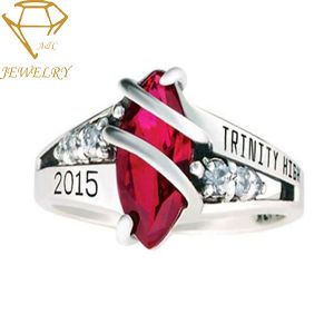 Embossed 14K Womens Class Rings