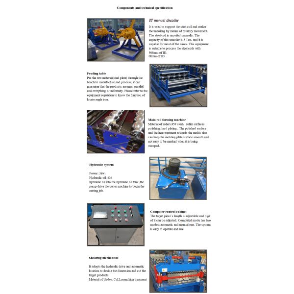 bilayer roll forming machine metal sheet roof panel roll forming machine/roof press making machine