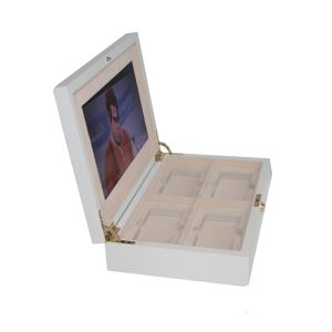 Wood LCD Video Mailer Box For Gift Advertising