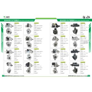 Starter Motor Isuzu 6SD1 M009T62372, M9T61871, 1811004250, 1811004320,