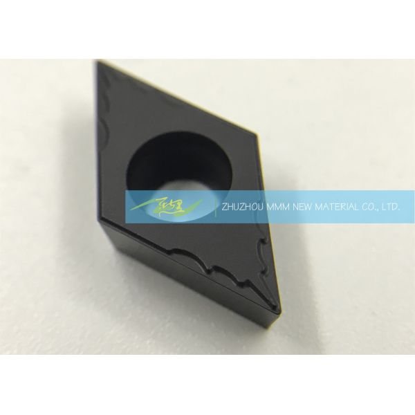 DCMT11T302PF CNC Carbide Inserts , Cemented Carbide Inserts With R0.2 Tip Arc