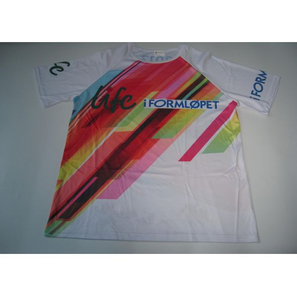 Buy Sublimation Custom Printed Sport T Shirts Running T Shirt Quick Dry at wholesale prices