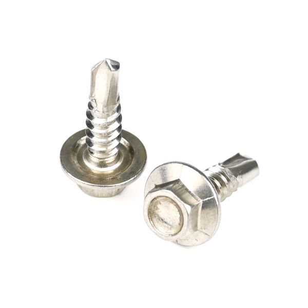 3/4" Cement Sheet Washer Hex Self Drilling Screws for Fiberboard Building Installation