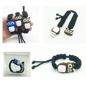 Teenagers' Favorite Style Wristband USB Stick Owl Shaped Strap