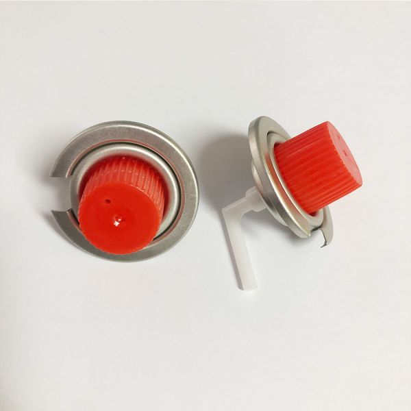 Buy Red Cover Gas Canister Valves 1inch Control Valve For Outdoor Gas Stove at wholesale prices