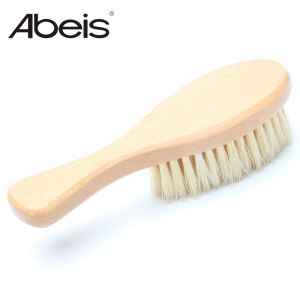 Natural Super Soft Baby Brush Boar Bristle Wooden Handle Baby Bath Brush