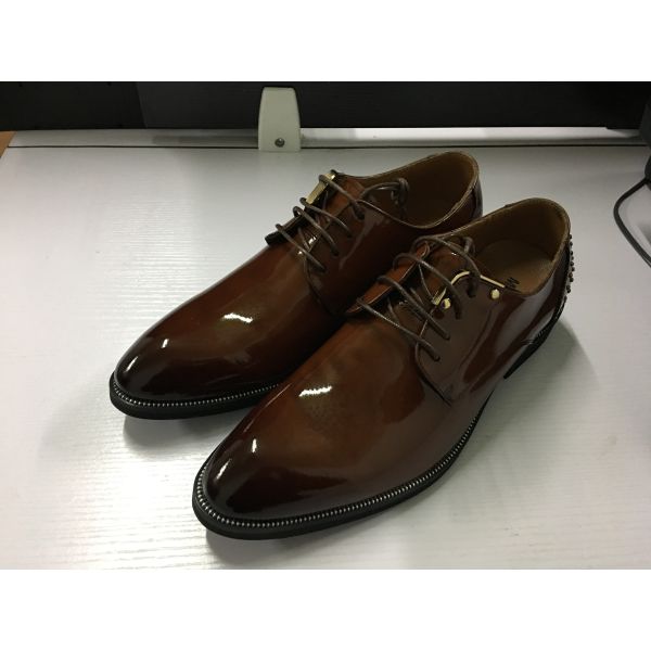 Carved Business Mens Casual Brogue Shoes Goodyear Handmade Mens Dress Shoes