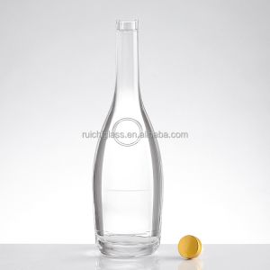 Exquisite Custom Design 300ml 500ml Vodka Whiskey Glass Liquor Bottle for Supply
