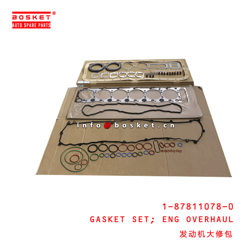 1-87811078-0 Engine Overhaul Gasket Set 1878110780 for ISUZU FVR33 6HH1