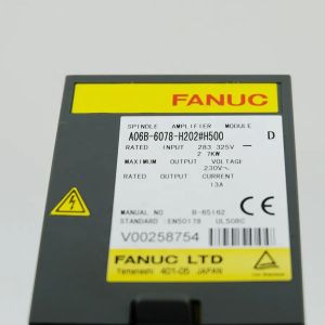 Quality A06b-6078-H202#H500 FANUC Servo Motor 5Kg 12 Months Warranty for sale