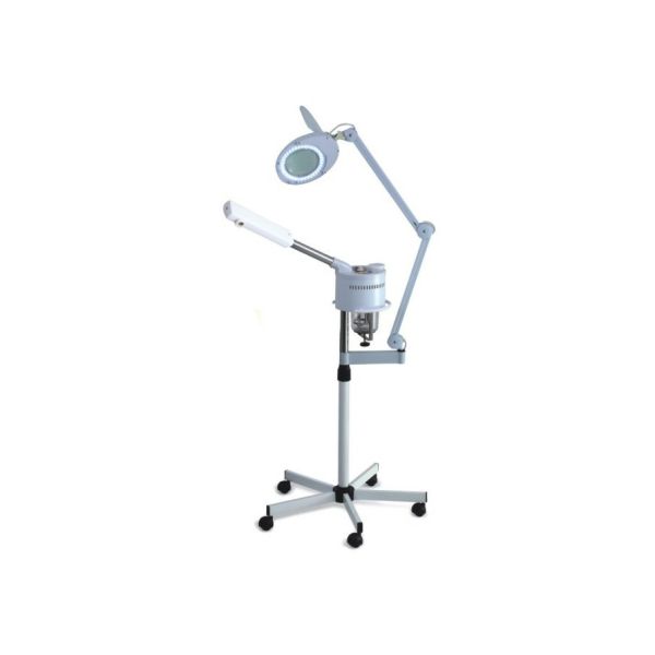 Buy 2 In 1 Beauty Salon Instruments Professional Facial Steamer With LED Magnifier Lens at wholesale prices