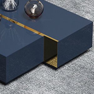 Rectangular Sintered Stone Coffee Table Customized Home Furniture