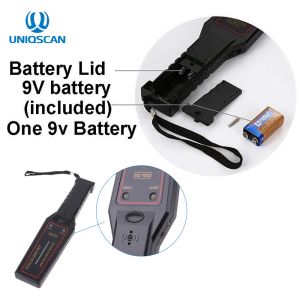 Light Alarm 50mA IP31 Waterproof ABS Handheld Body Scanner