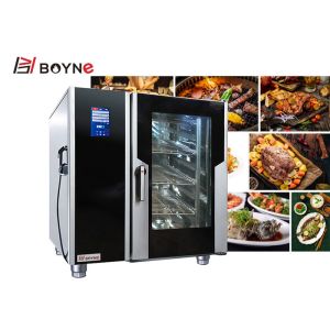 Stainless Steel Industrial 10 Trays Combi Oven Commercial With Boiler