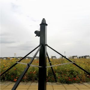 Portable Trolley 9M 20KG Antenna Telescopic Mast