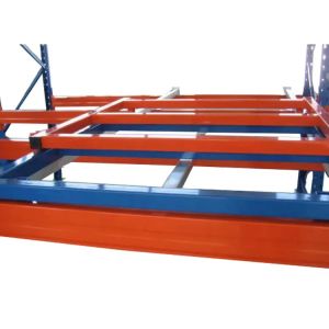 Warehouse Storage Push Back Racking System Heavy Duty High Density
