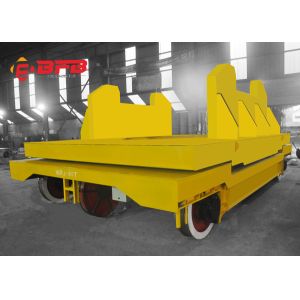 12T Railway Motorized Transfer Trolley Flat Cargo Carriage