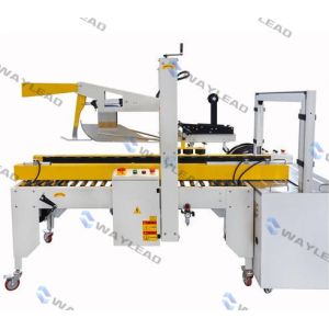 Automatic Case Folding Sealing Strapping Machine Electric Driven Type For